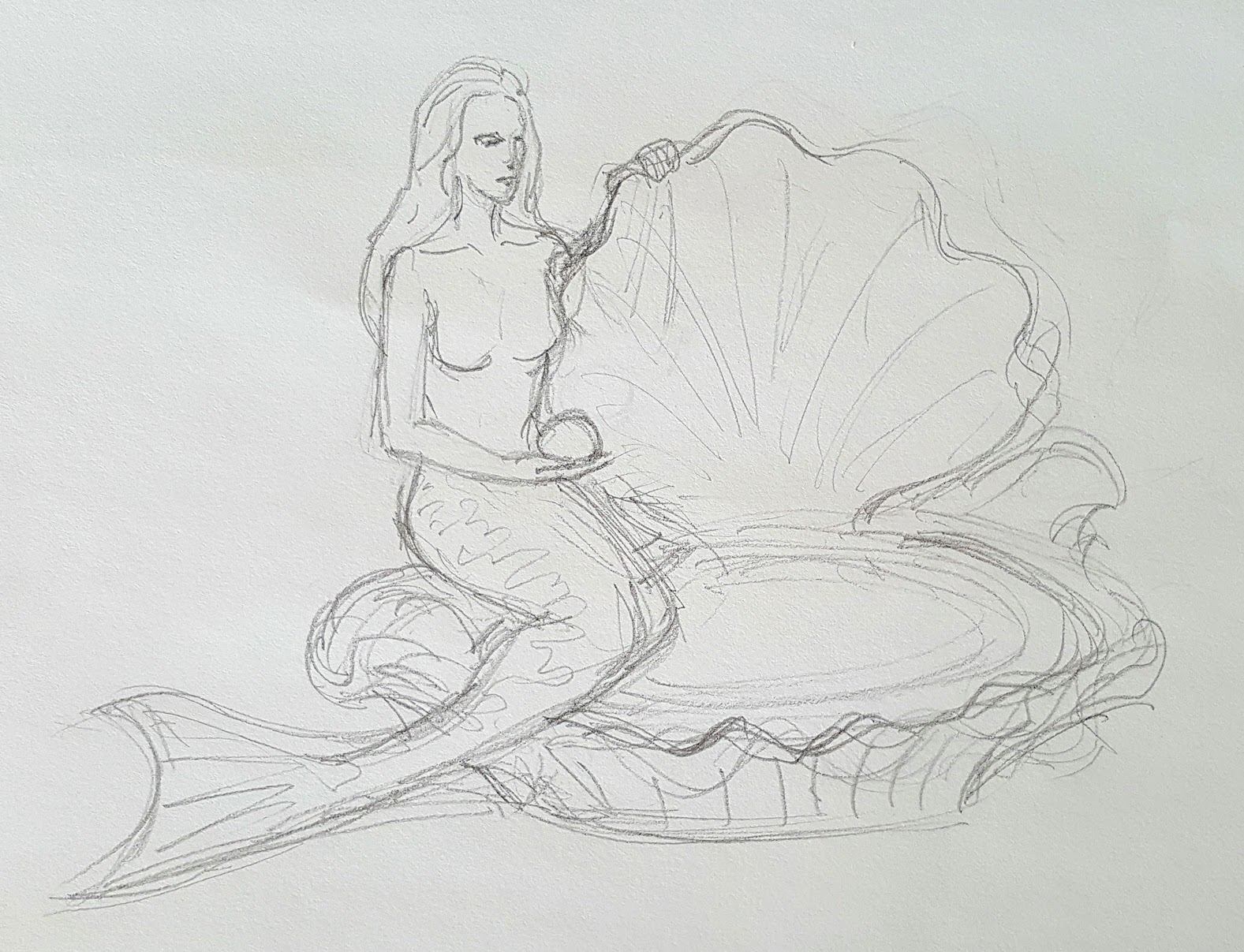 Emerald Mermaid 2.0 Concept Sketch