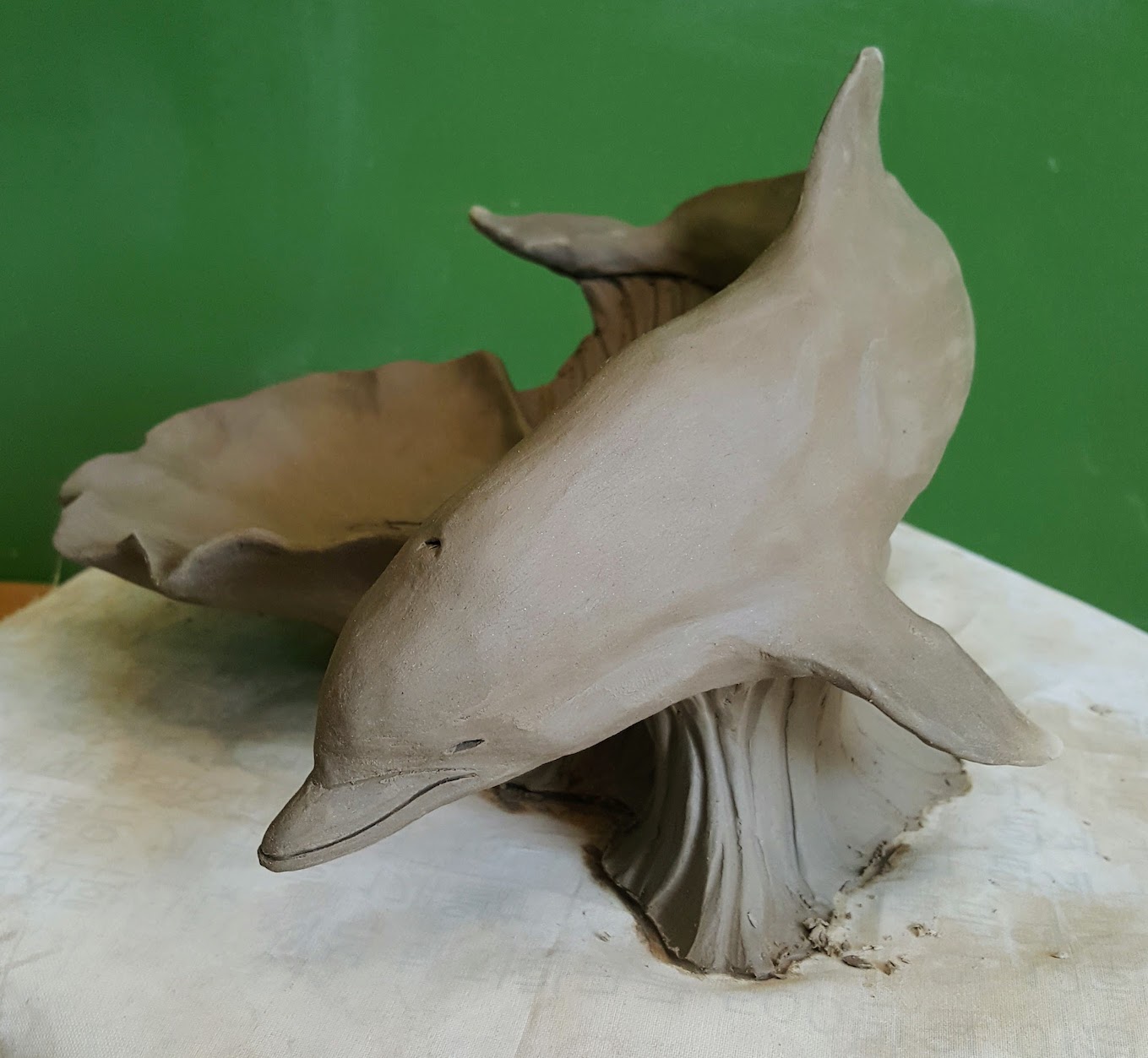 Emerald Dolphin Wet Clay